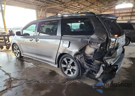 2015 Toyota Sienna Sport from USA, damaged, VIN 5TDXK3DC9FS648618
